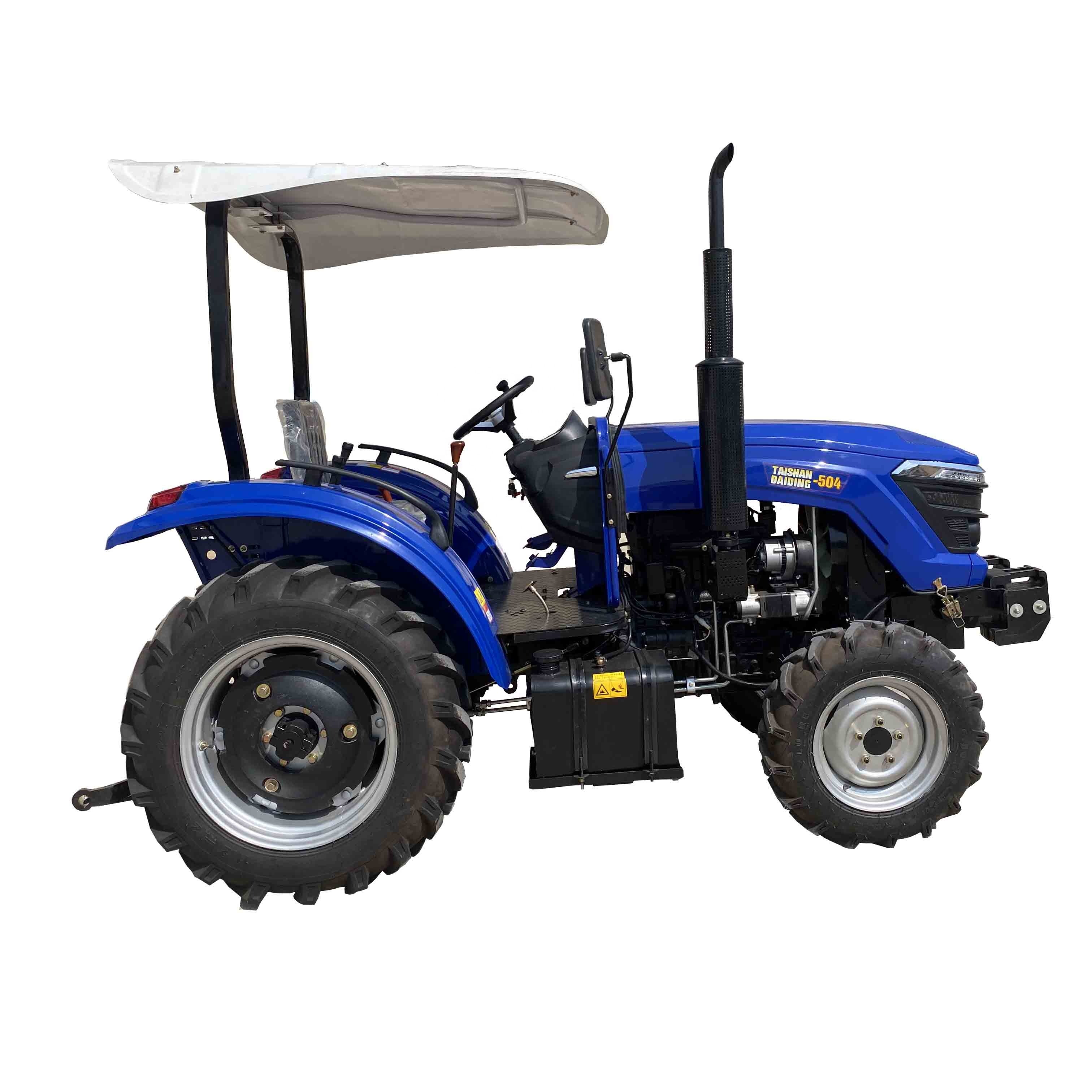 50 hp Multipurpose Agriculture Tire Farm 4Wd Tractor With Loader for Farming Project in Mexico
