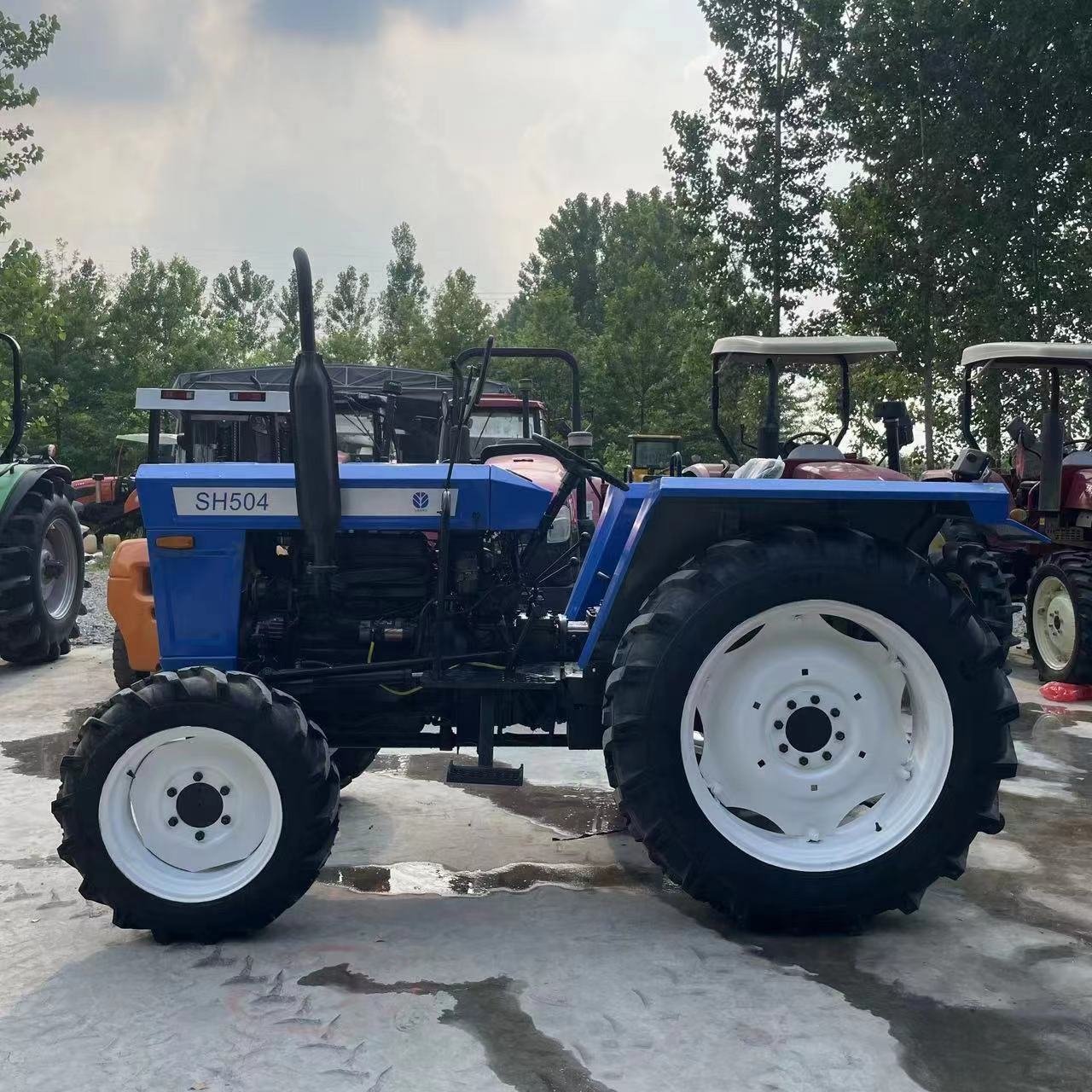 Selling Shanghai SH504 Used Tractor 50hp Tractores Usados for Agriculture