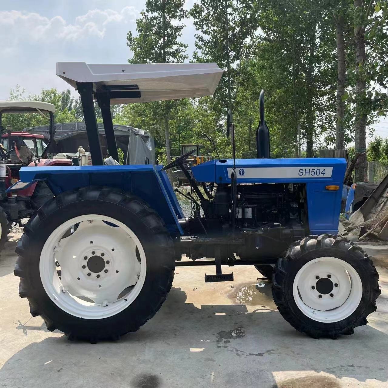 Selling Shanghai SH504 Used Tractor 50hp Tractores Usados for Agriculture