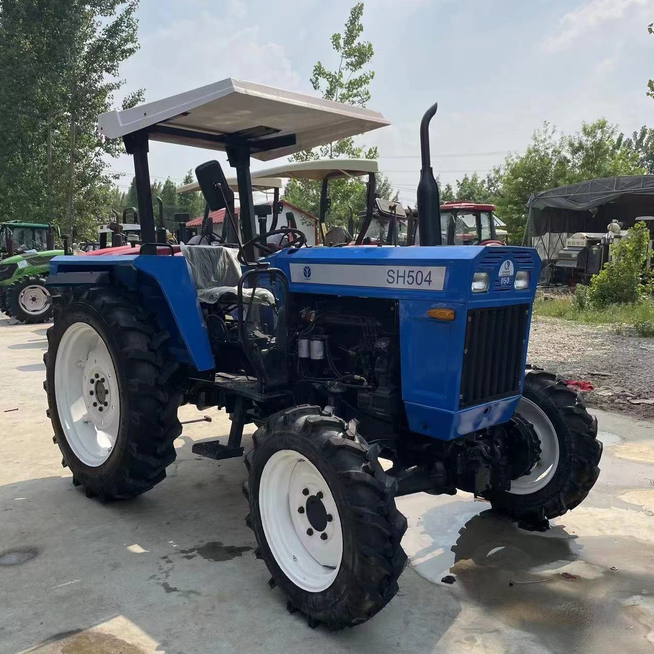 Selling Shanghai SH504 Used Tractor 50hp Tractores Usados for Agriculture