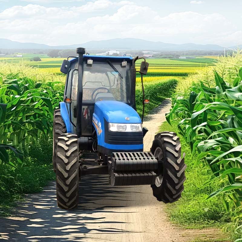 China New Holland 90HP Farm Wheel Tractor Heavy Duty 4X4WD Agriculture Tractor