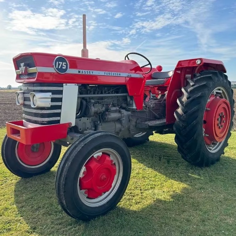 Fairly Used Massey Ferguson MF 175 2WD 75HP Farm Tractor 2x4 Wheel Tractor with Engine Motor and Pump-Core Components