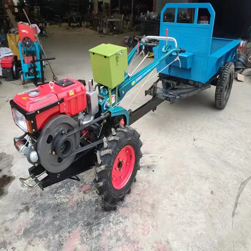Hot Sale Farm Equipment Moto Culteur diesel Walk Behind Mini Power Tiller Cultivators 2 Wheel Walking Tractor