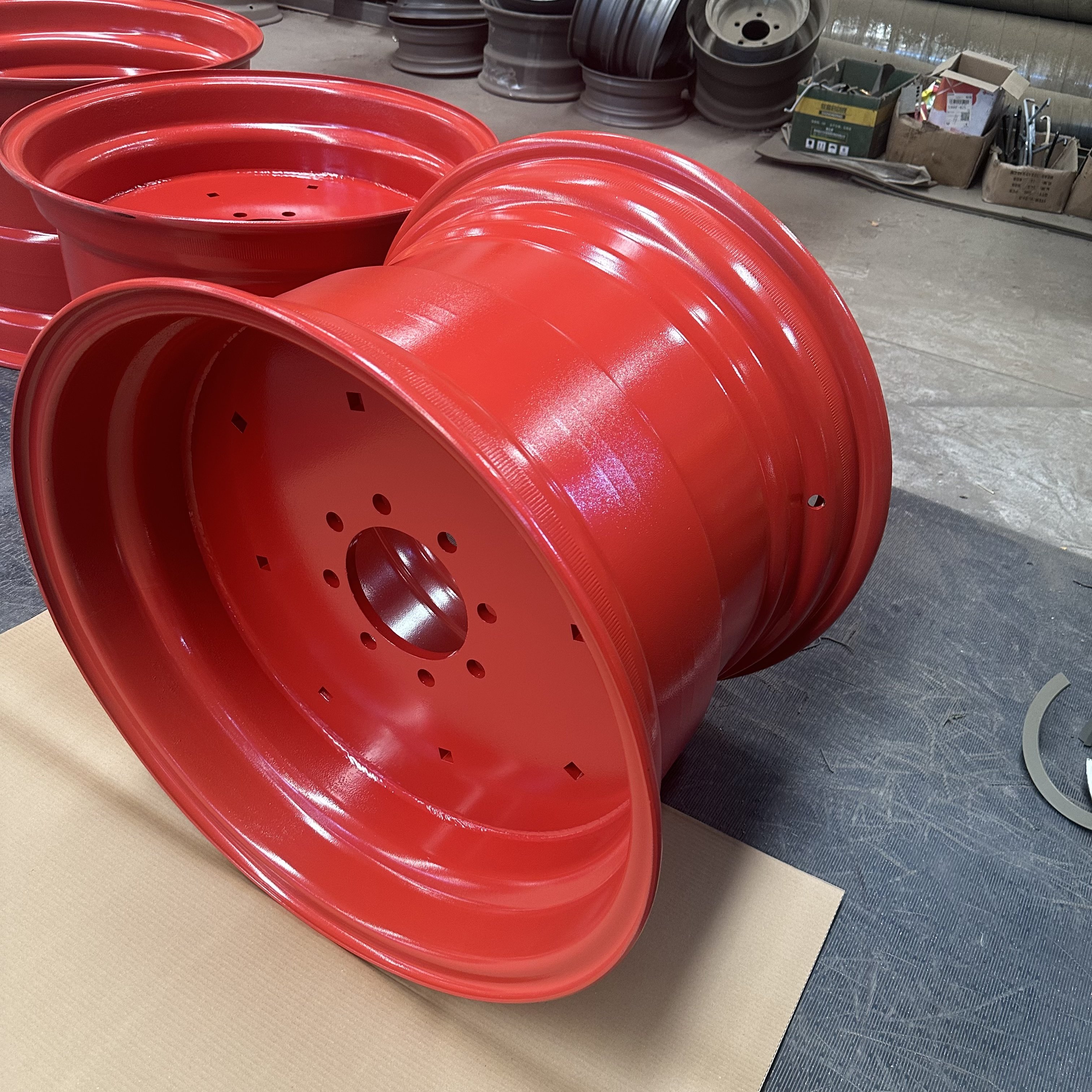 Rim Manufacturer Tractor Steel Wheel Rims DW20x26 Inch Road Roller Wheels for 23.1-26 Tires