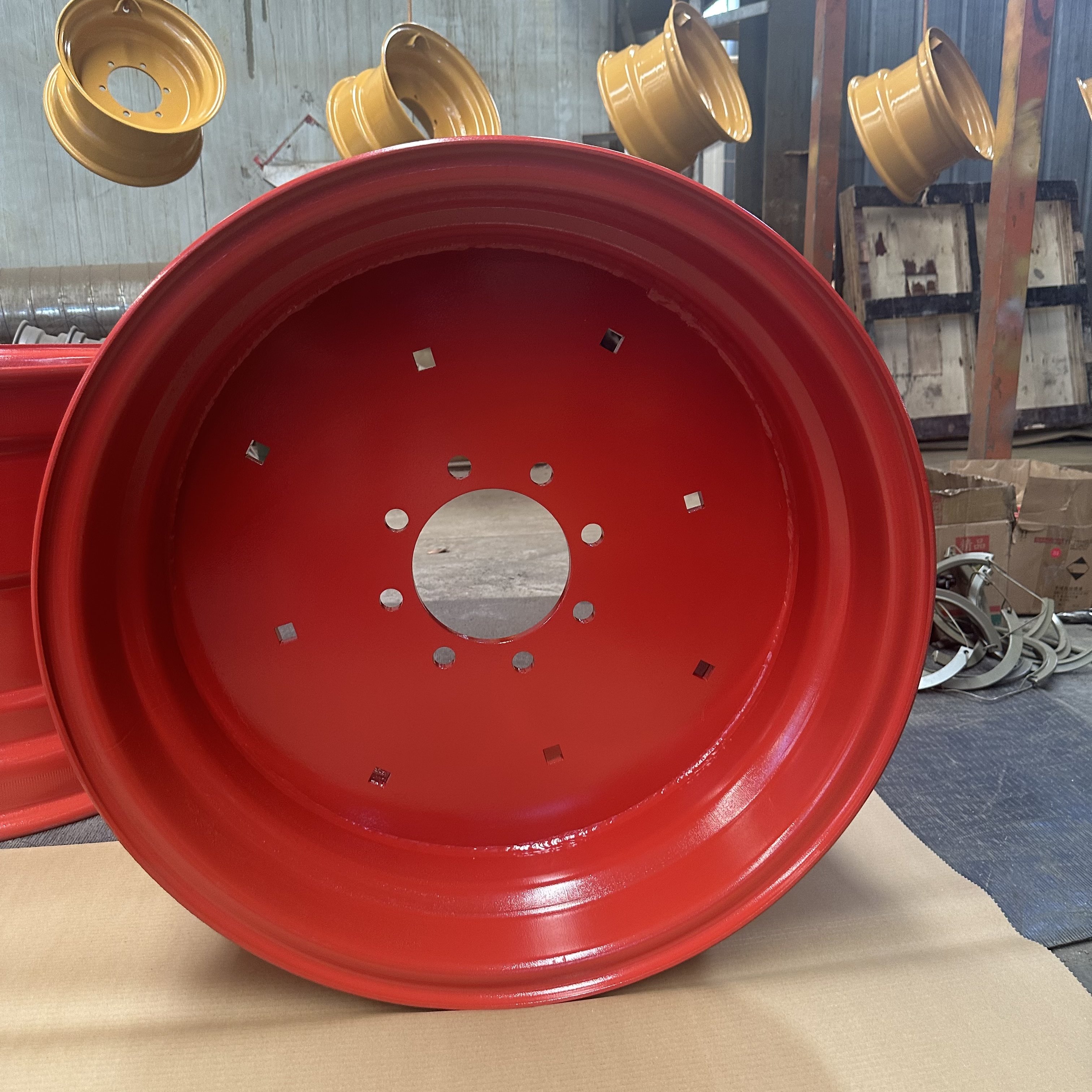 Rim Manufacturer Tractor Steel Wheel Rims DW20x26 Inch Road Roller Wheels for 23.1-26 Tires