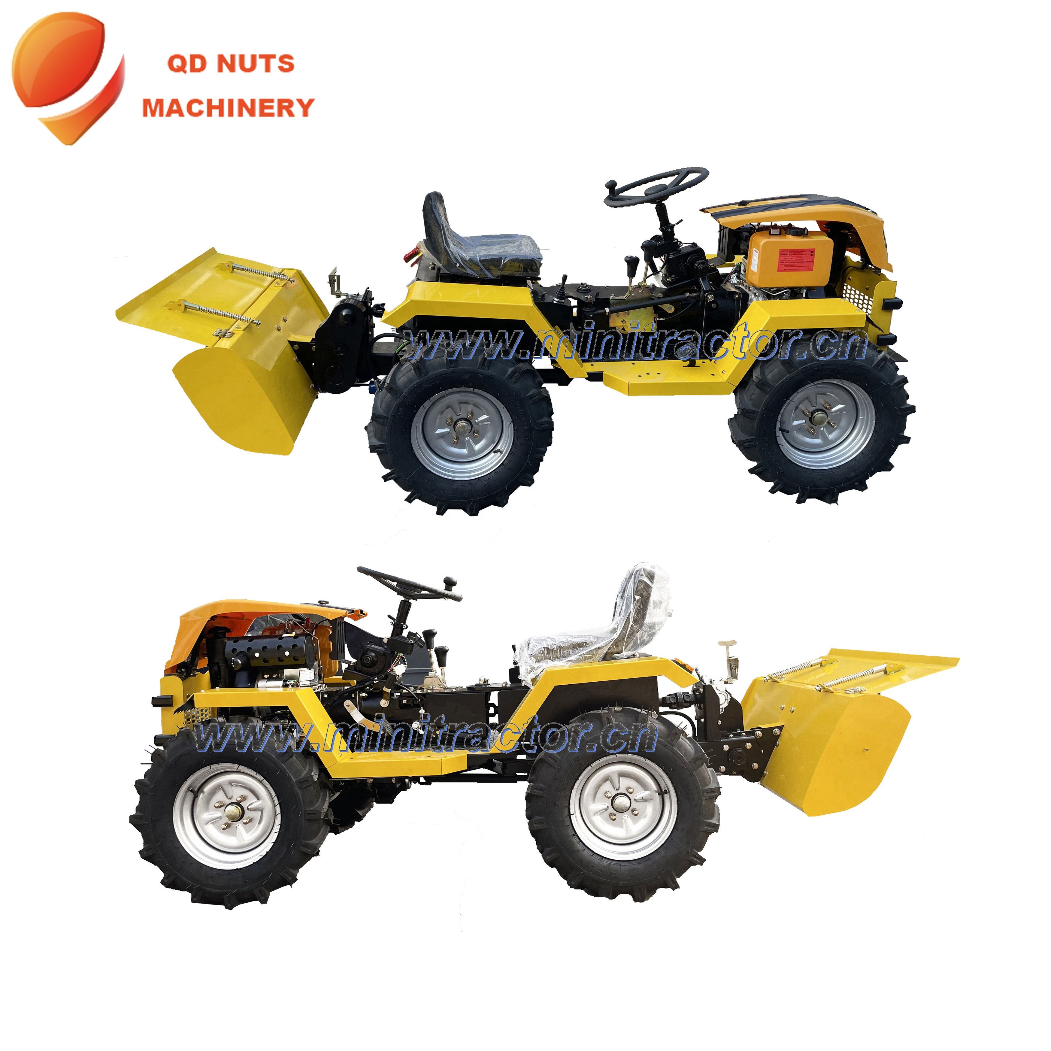 Tractor Farm /mini Tractor With Rotary Tiller Plow Various Agricultural Machinery