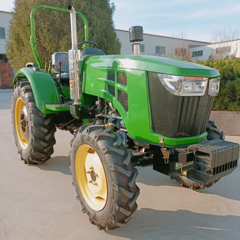Chinese 4wd 45hp 60hp 90hp Wheel Farm Tractors With Tractores Agricolas Ploughingtartor Traktor 4wd Tractor Price for Sale