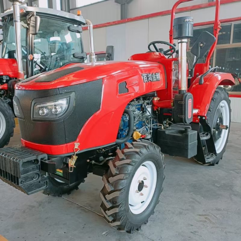 Chinese 4wd 45hp 60hp 90hp Wheel Farm Tractors With Tractores Agricolas Ploughingtartor Traktor 4wd Tractor Price for Sale