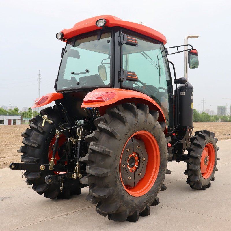 Hot Selling 90HP 120HP 140HP 160HP Wheel Diesel Tractor New Agriculture Tractor Red Tractors YTO Engine