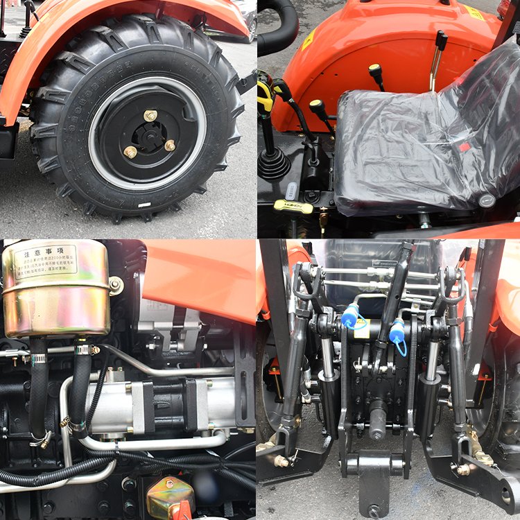 Multifunction 4wd Compact Agriculture Tractor 50hp60hp Mini Wheel Tractors