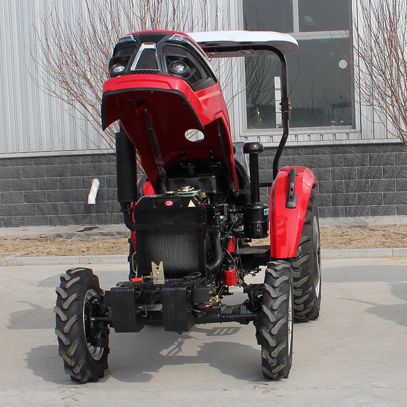 2024 New QILU Brand Self-propelled Tractores Agricolas 4x4 1 Group of Hydraulic Outputs 50HP Compact Tractors for Agriculture