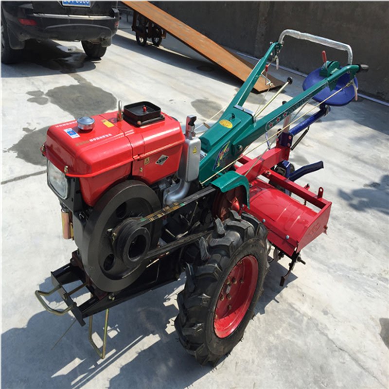 Farm Multi Purpose with Plough Rotavator Corn Wheat Planter Hand Walking Tractors Two Wheels