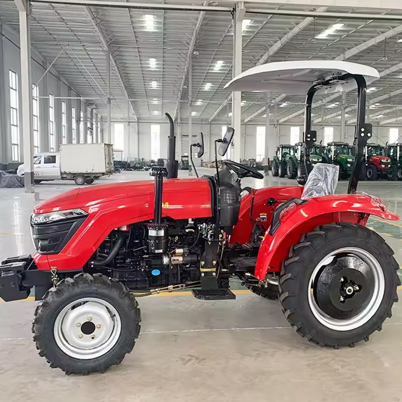Good Quality 25HP 35HP Tractor with Rotary Tiller China Tractor Farm Used Agricultural Multi Functional.