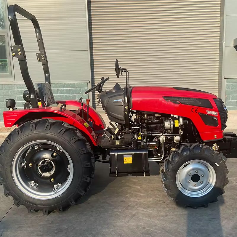 Good Quality 25HP 35HP Tractor with Rotary Tiller China Tractor Farm Used Agricultural Multi Functional.