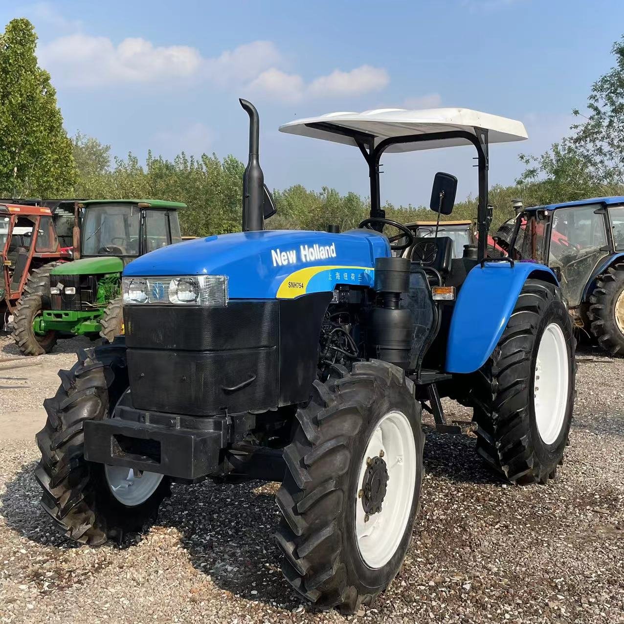 Factory Direct Supply Holland 75HP Second-hand Used Farm Tractors