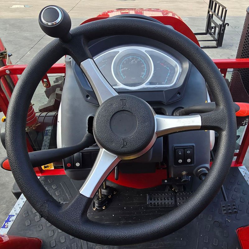 Mini Tractor 4wd 4x4 25hp 35hp 40hp 50hp 60hp 70hp 80hp 90hp 100hp Agriculturaltractors With Air Conditinal Cab Wheel Tractors