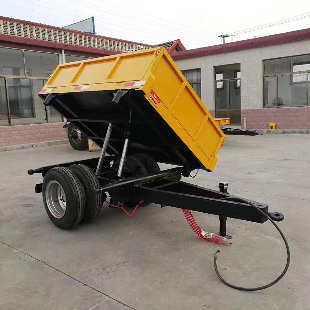 Tandem Axle Tipper Trailer Two Wheel Tractor With Mower And Trailer 10 Foot Dump Trailer
