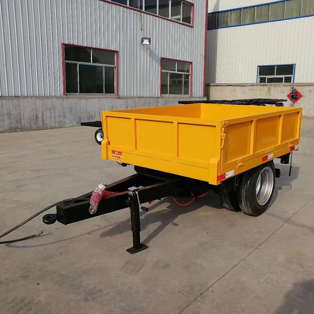 Tandem Axle Tipper Trailer Two Wheel Tractor With Mower And Trailer 10 Foot Dump Trailer