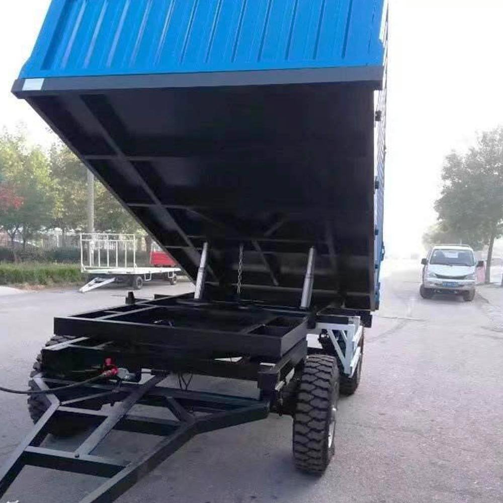 Tandem Axle Tipper Trailer Two Wheel Tractor With Mower And Trailer 10 Foot Dump Trailer