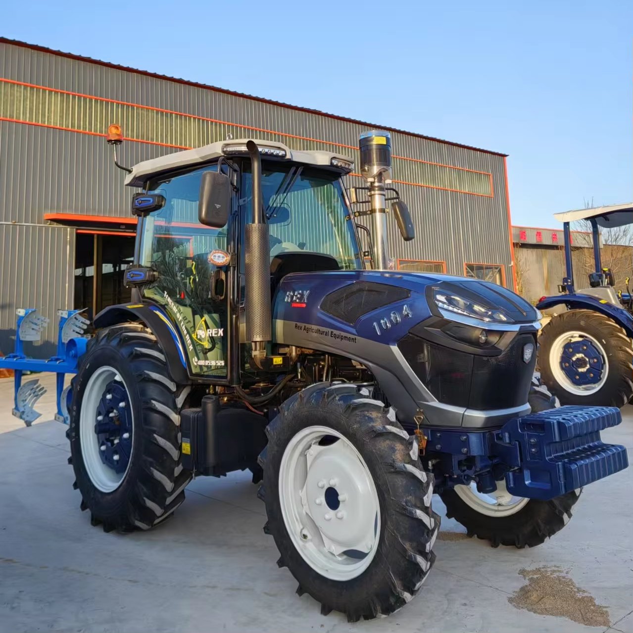 2025 New Agricultural Tractor with Agricultural Implements Plowing Machine, Rotary Tiller, Agricultural Machinery Tractor
