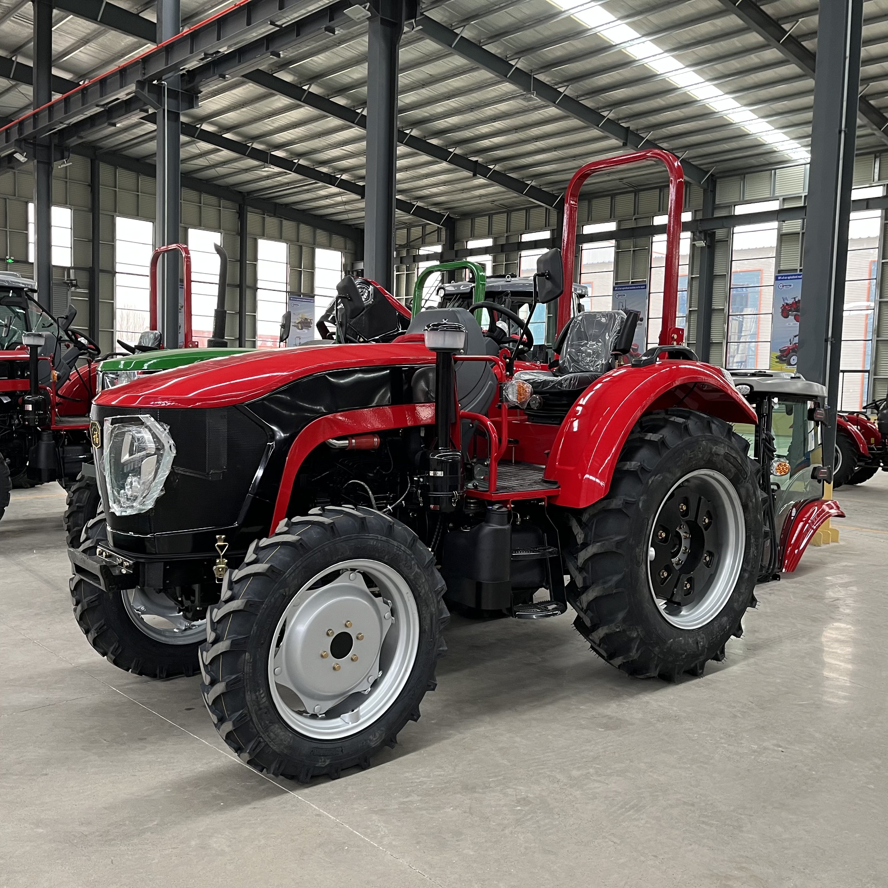 High Quality Durable Using 60 hp Farm Wheel Tractor with Parts Agriculture Machinery