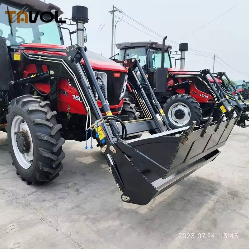 120hp 200hp 280hp Farm Tractor With Loader Bulldozer and Backhoe