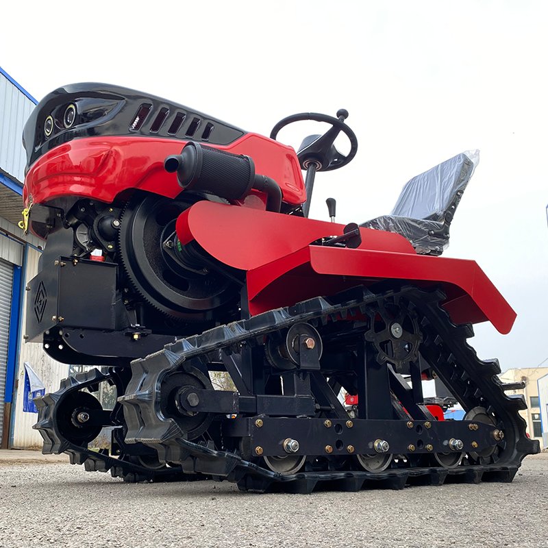 Agricultural Tractor, Household Orchard Greenhouse Plowing, Four-wheel Rotary Tiller, Four-wheel Drive