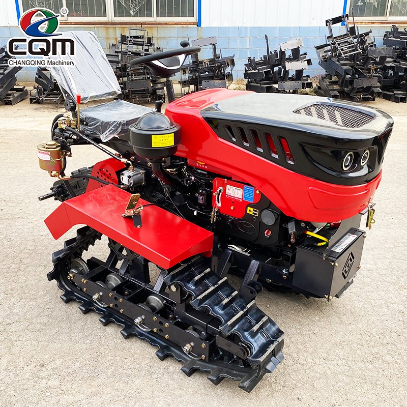 Agricultural Tractor, Household Orchard Greenhouse Plowing, Four-wheel Rotary Tiller, Four-wheel Drive