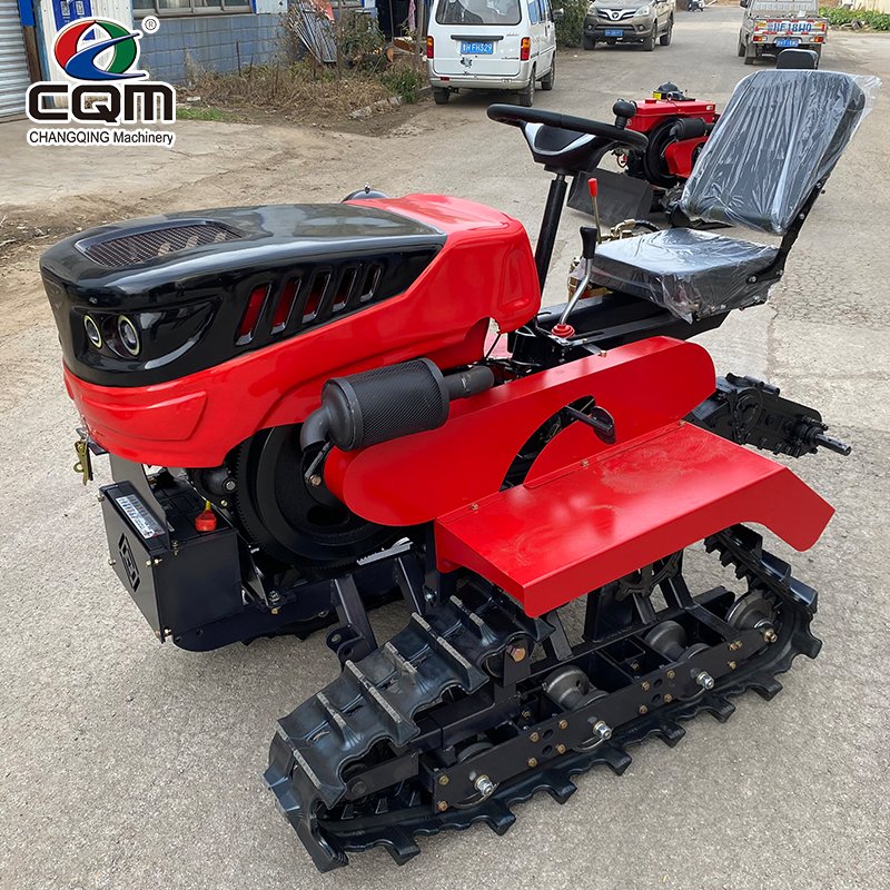 Agricultural Tractor, Household Orchard Greenhouse Plowing, Four-wheel Rotary Tiller, Four-wheel Drive