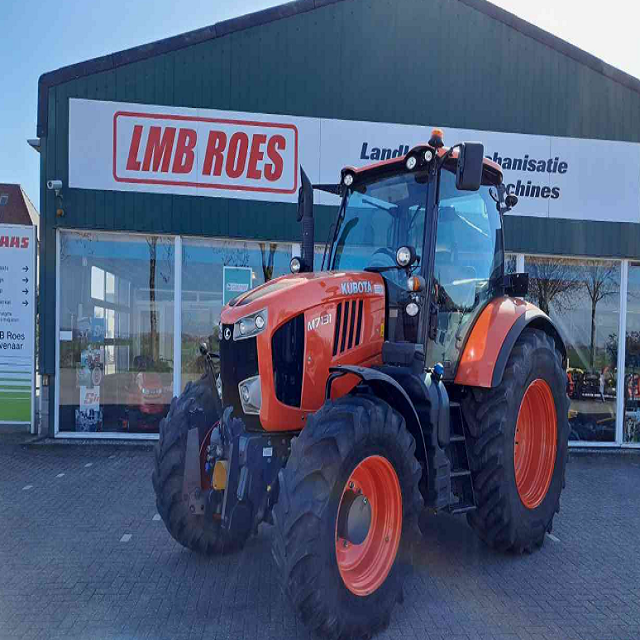 Used 4wheel Drive Farm Tractor Mini Kubota M Series Tractors 60hp 70hp With Front End Loader Farm Land