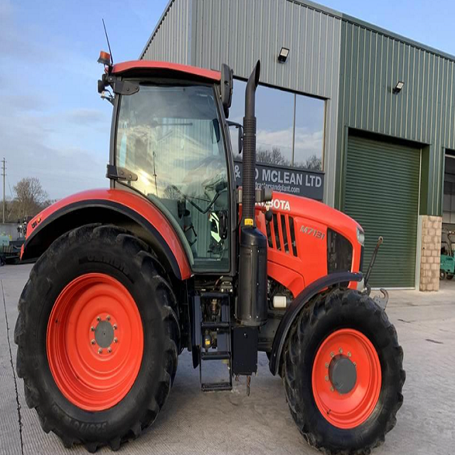 Used 4wheel Drive Farm Tractor Mini Kubota M Series Tractors 60hp 70hp With Front End Loader Farm Land