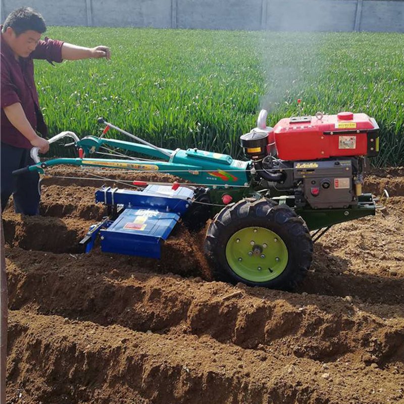 Farm Machinery Hand Walking Tractor Farm Walking Tractor Trade 6hp-90hp diesel Walking Tractors Two Wheel Mini Farm