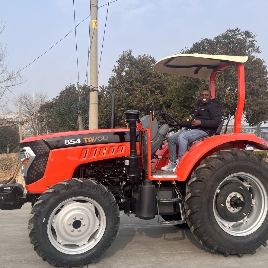 Compact Farm Mini Tractor 60hp80hp90hp Cheap Small Garden Lawn Farm Tractor With Diesel Engine for Farm Use
