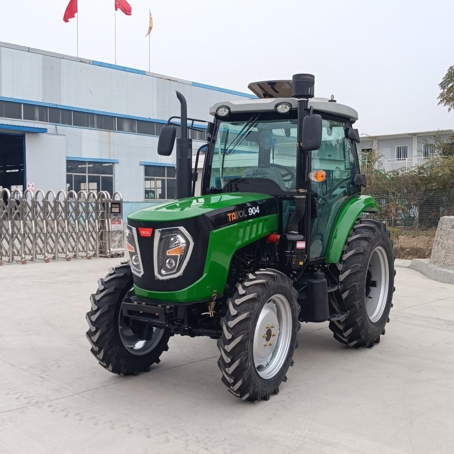 Compact Farm Mini Tractor 60hp80hp90hp Cheap Small Garden Lawn Farm Tractor With Diesel Engine for Farm Use