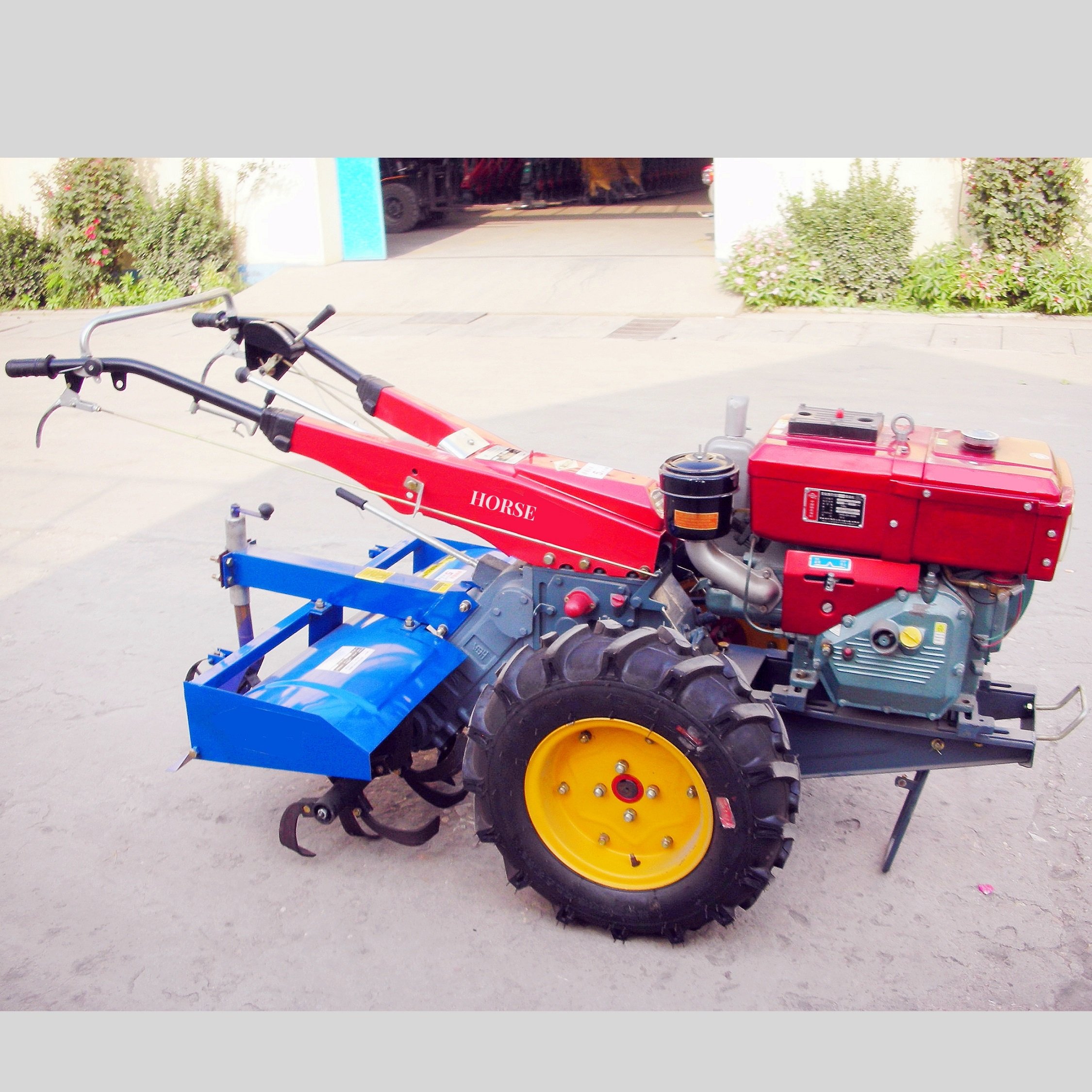 2 Wheel Tractor Hand Ploughing Tractor Chassis Walk Behind Tractor