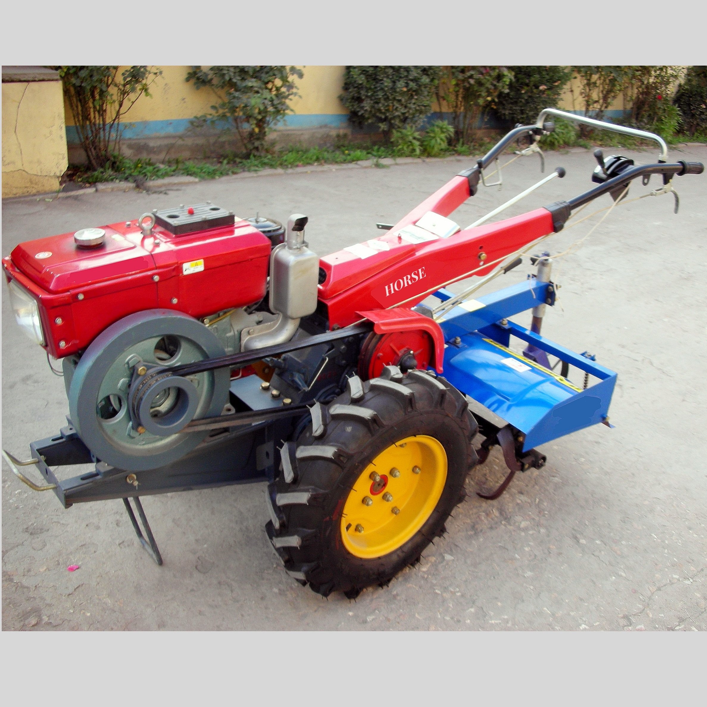 2 Wheel Tractor Hand Ploughing Tractor Chassis Walk Behind Tractor