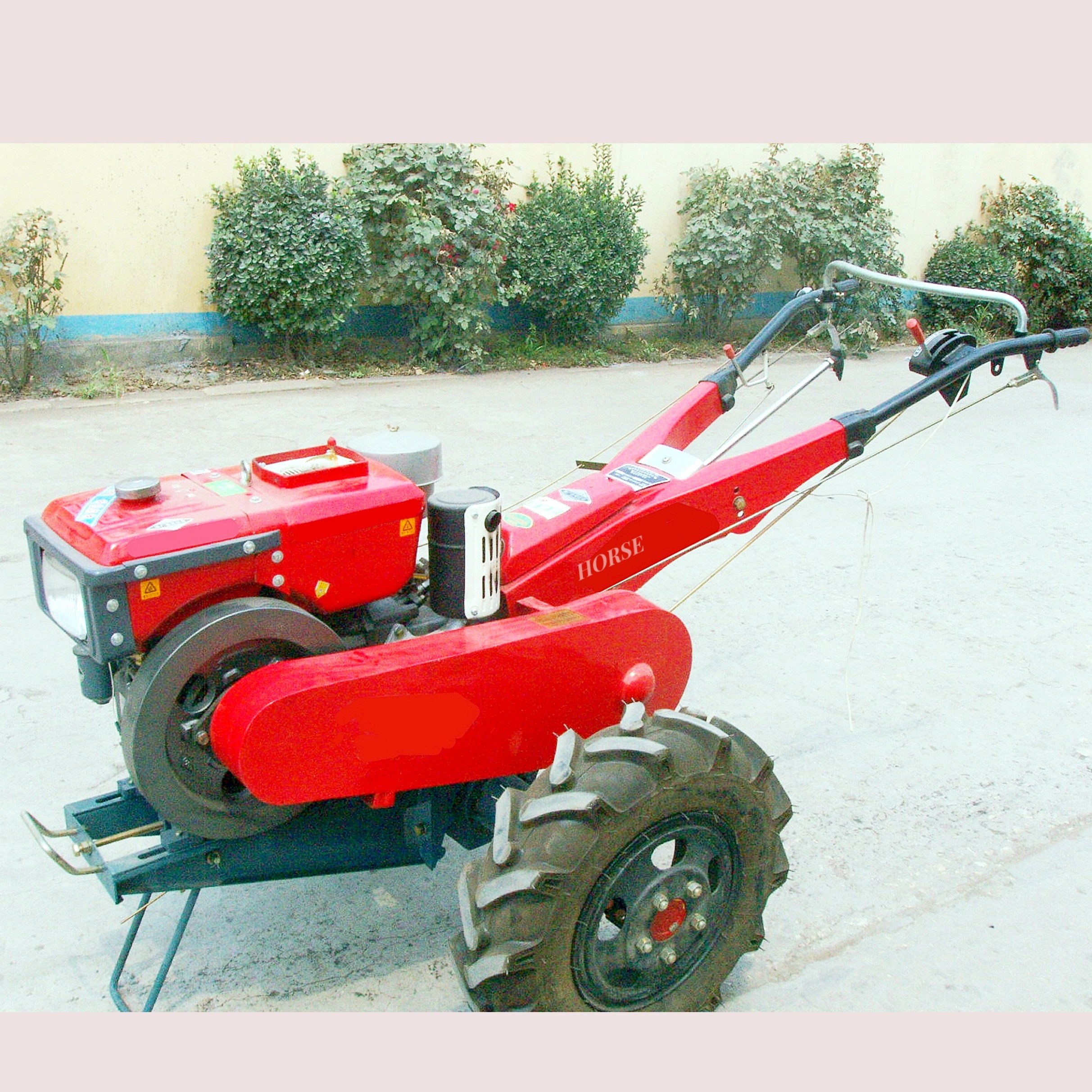 2 Wheel Tractor Hand Ploughing Tractor Chassis Walk Behind Tractor