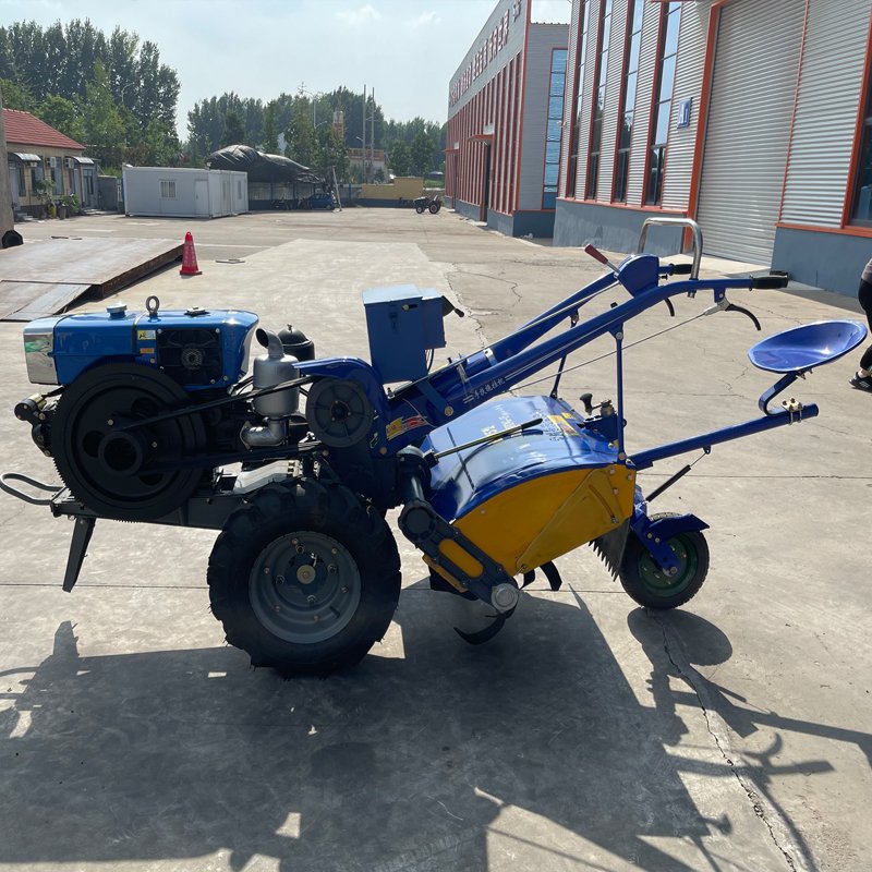 Falath 20HP Diesel Engine Agriculture Walking Tractor 4WD Hand-Held Power Tiller with 4x4 Drive Type Core Motor Components