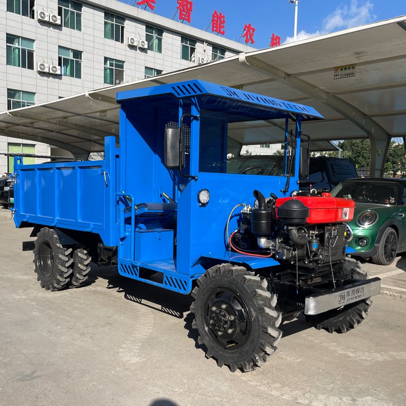 CE Factory Diesel Off-road 4wd Hydraulic PTO Single Cylinder 25HP Hilly UTV Utility Vehicle Farm Machine AWD Walking Tractor