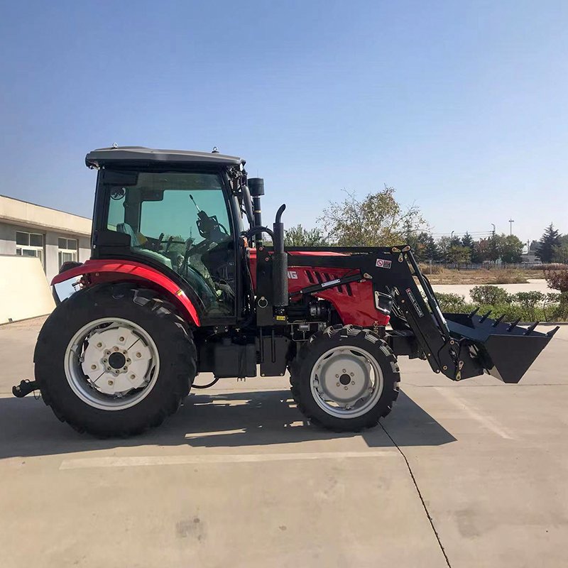 Chinese Hot Selling Farm Garden Tractor 50HP 60HP 70HP Euro5 Engine 4X4 4WD Wheel Agricultural Machine