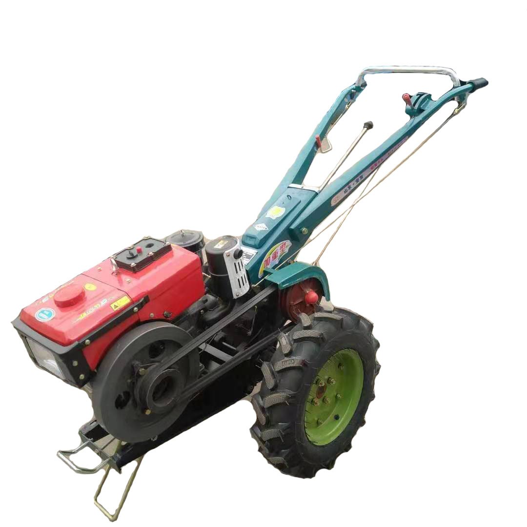 18HP Small Two Wheel Hand Agriculture Tractor Power Tiller Mini Walking Tractor for Sales