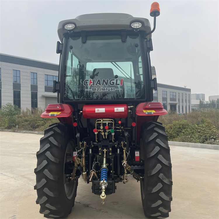Changli 704 Four-wheel Drive Tractor with Front Shovel and Rear Excavator, 70 Horsepower Field Tillage and Leveling Machine