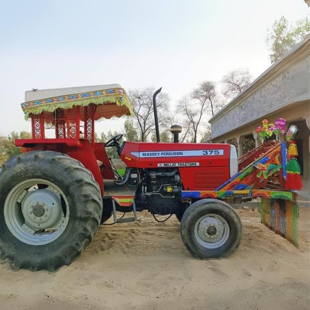 Drive Agricultural Innovation with the Massey Ferguson MF 375 Tractor Equipped with 75HP Power and Precision for Advanced