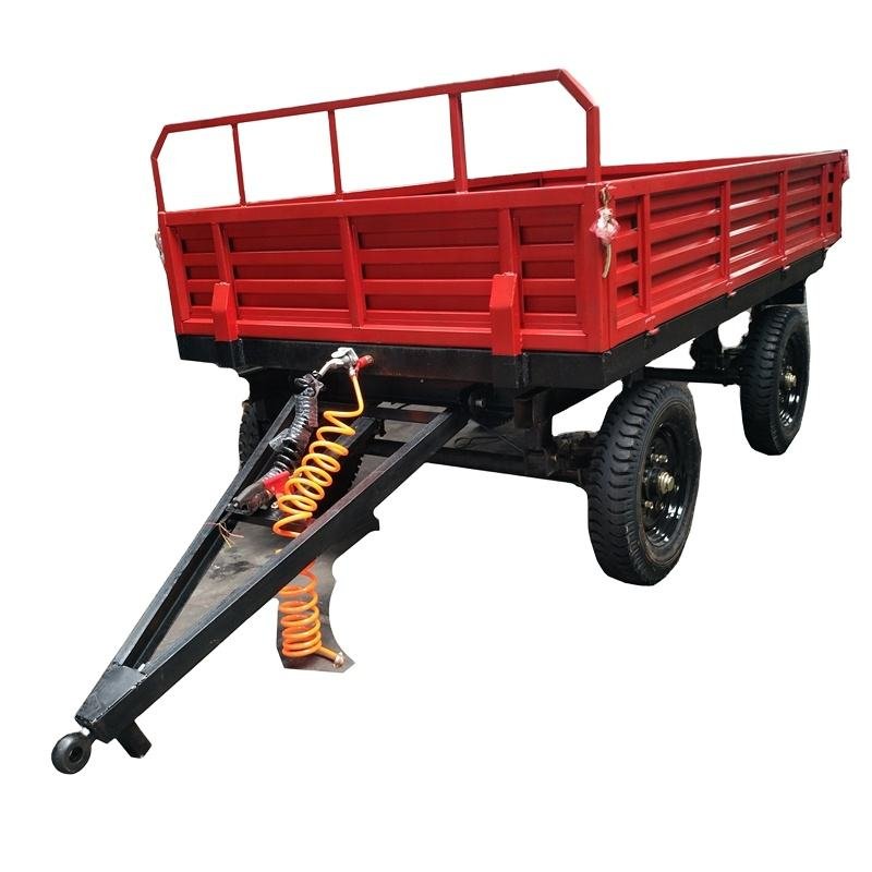 Hot Sale 7 X 18 Tri-Axle Hydraulic Jack Dump Trailer Used Agricultural Farm Tractor Trailer with Core Components Tire for Sale