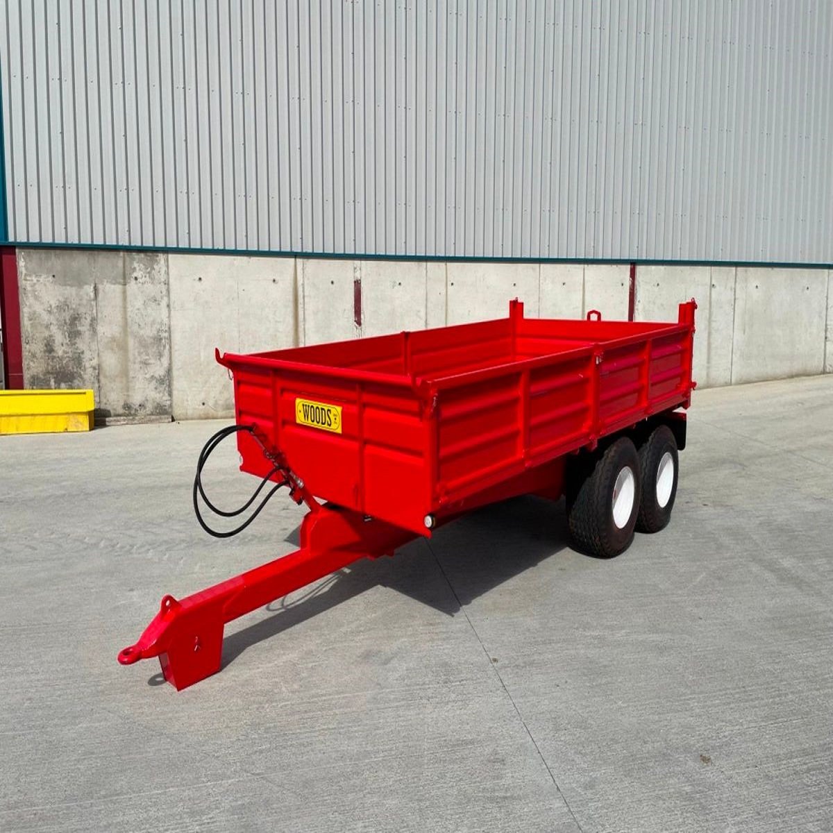 Hot Sale 7 X 18 Tri-Axle Hydraulic Jack Dump Trailer Used Agricultural Farm Tractor Trailer with Core Components Tire for Sale