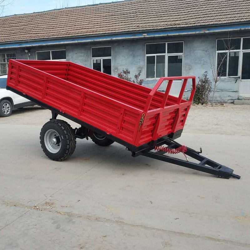 Hot Sale 7 X 18 Tri-Axle Hydraulic Jack Dump Trailer Used Agricultural Farm Tractor Trailer with Core Components Tire for Sale