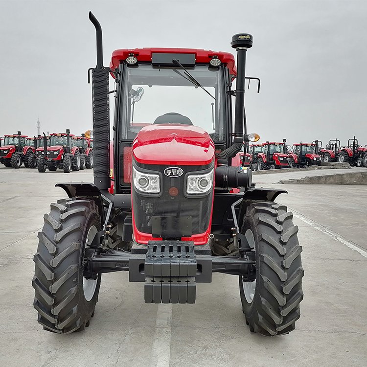 YTO ELX1054 105hp 4WD Multifunctional Automatic Farm Tractor with 440 mm MTZ-80 Box New Cabin for Agriculture Competitive Prices