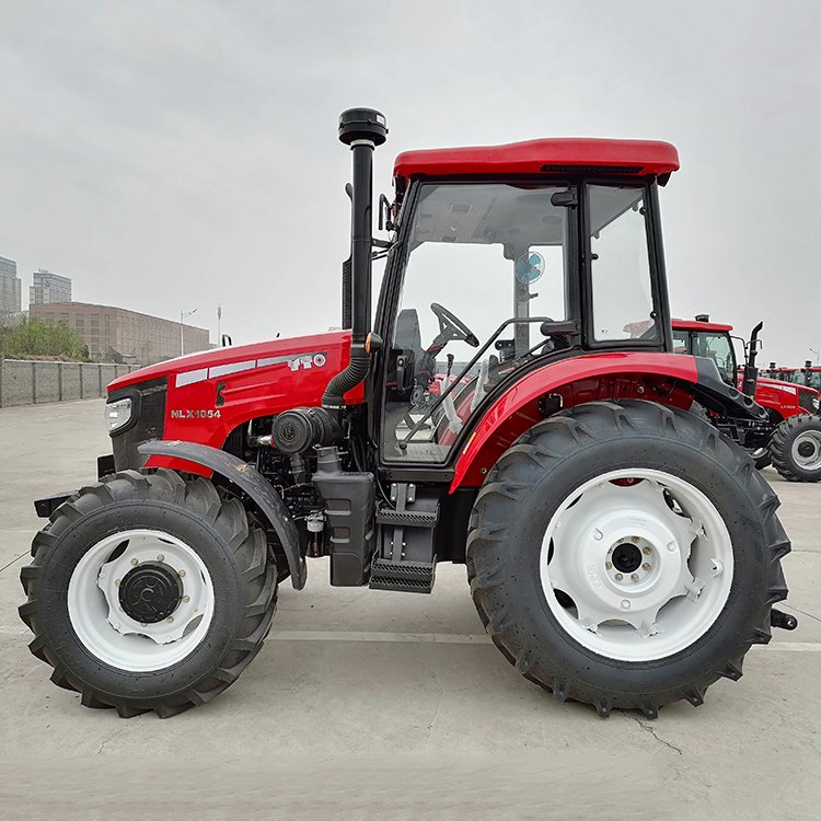 YTO ELX1054 105hp 4WD Multifunctional Automatic Farm Tractor with 440 mm MTZ-80 Box New Cabin for Agriculture Competitive Prices