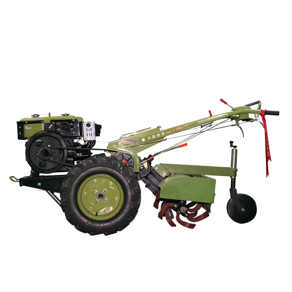 8hp Farm diesel Walking Tractor With Double Plough 13hp Motocultor Walking Tractor With Rotary Tiller
