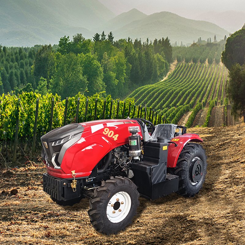 High Quality New Compact 4WD Agricultural Crawler Tractor with CE 2WD Motor Engine for Farm Use